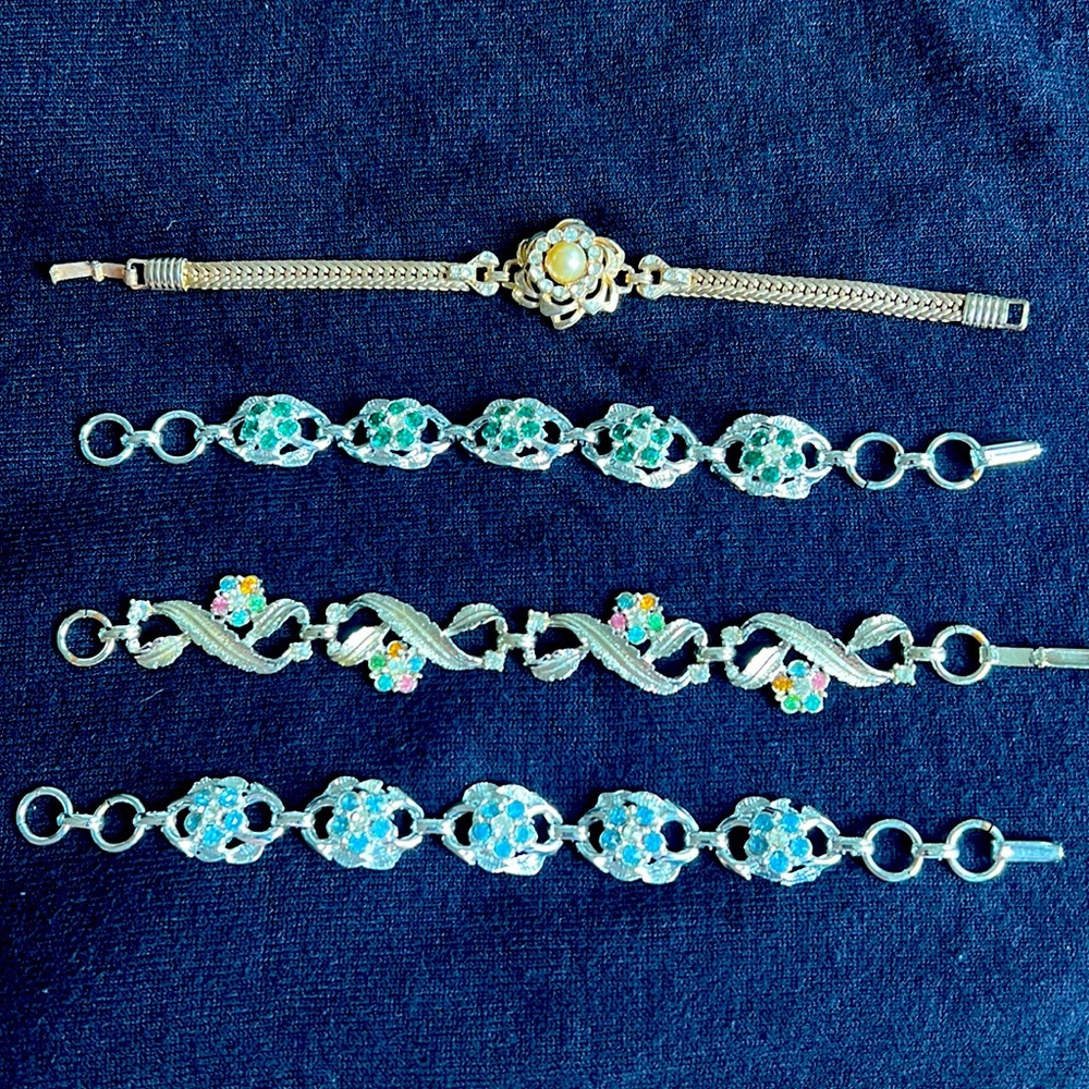 Costume jewelry bracelets